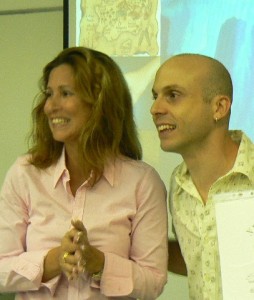 אסנת ליבה יחד עם אריה קגיאן